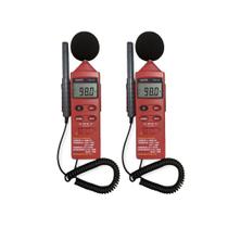 Kit 2 Termo Higrômetro Digital Sonômetro Luxímetro Temperatura Umidade Hold Thdl-400 Portátil Instrutherm Com Estojo Kit 2 Termo Higrômetro Digital Sonômetro Luxímetro Temperatura Umidade Hold Thdl-400 Portátil Instrutherm Com Estojo