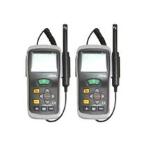 Kit 2 Termo Higrômetro Digital Umidade Temperatura Sensor Tipo K Ponto Orvalho Ht-350 Portátil Instrutherm Com Estojo
