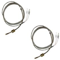 Kit 2 termopar pt100 3 fio pont 6mm 2000mm adapt baione wje