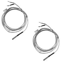 Kit 2 termopar pt100 3 fios haste 6x30mm cabo 2000mm wje