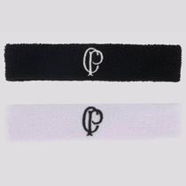 Kit 2 Testeiras Corinthians Atoalhadas Preta e Branca Kit 2 Testeiras Corinthians Atoalhadas Preta e Branca