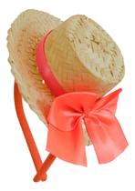 Kit 2 Tiara Junina G Luxo Chapéu Boneca Festa Junina Arraial