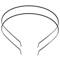 KIT 2 Tiaras de Ferro Arco Diadema Masculina Metal Arquinho Ondinhas