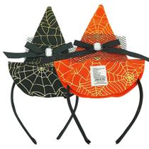 Kit 2 Tiaras Sortidas Chapéu Decorado Halloween Festa