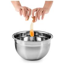 Kit 2 Tigela Bacia Redonda Multiuso em Aço Inox Bowl 30cm Kit 2 Tigela Bacia Redonda Multiuso em Aço Inox Bowl 30cm