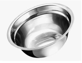 kit 2 Tigela Cumbuca Inox Funda Redonda 400ml Porções Salada sobremesas arroz feijão entradas