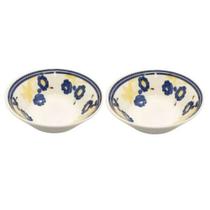 Kit 2 Tigelas Conic Decorada 500ml Petisco Salada Caldo