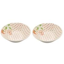 Kit 2 Tigelas Conic Decorada 500ml Petisco Salada Caldo