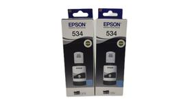 Kit 2 tinta 534 preto epson m1100 m1120 m1180 m2140 m2170