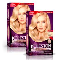 Kit 2 Tinta de Cabelo Koleston Louro Claro Acinzentado 121 Kit 2 Tinta de Cabelo Koleston Louro Claro Acinzentado 121