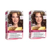 Kit 2 Tinta Imedia Excellence Cor 6.0 louro Escuro