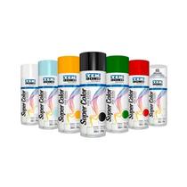 Kit 2 Tinta Spray Super Color Preto Fosco Tekbond 350ml