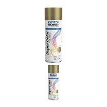 Kit 2 Tinta Spray Uso Geral Dourado 350ml - Tekbond Kit 2 Tinta Spray Uso Geral Dourado 350ml - Tekbond