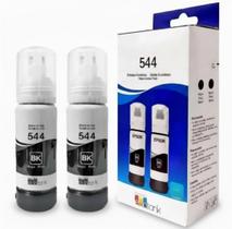 Kit 2 Tintas Compativel Para T544 Original Cor Bk L3110l3150l3250