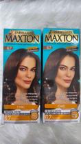 Kit 2 Tintas creme Maxton Embelleze cor 6.7