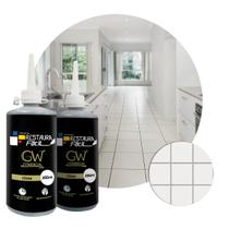 Kit 2 Tintas de Rejunta GW Restaura Fácil 200ml Cinza