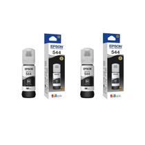 Kit 2 Tintas Epson T544120 T544 Preto L3150 L3110 L5190 L3250 L3210 5190 3150 3110 Original 65ml