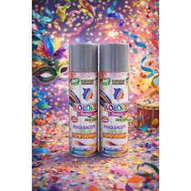 Kit 2 Tintas Spray Divertida Para Cabelo Fashion Prata 125ml/55g Axé Brasil Kit 2 Tintas Spray Divertida Para Cabelo Fashion Prata 125ml/55g Axé Brasil