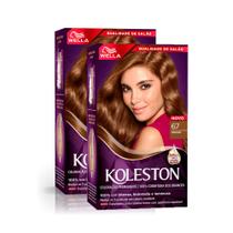 Kit 2 Tintura Creme Koleston Wella Chocolate 67