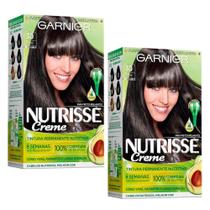 Kit 2 Tintura Creme Nutrisse Garnier Grafite 30 Kit