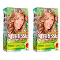 Kit 2 Tintura Creme Nutrisse Garnier Louro Explêndido 71 Kit