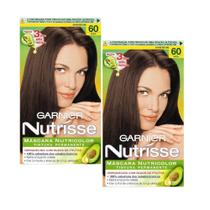 KIT 2 Tintura Nutrisse 60 Aveia coloração permanente