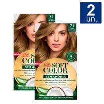 Kit 2 Tintura Soft Color Sem Amônia Louro Acinzentado 71 Kit