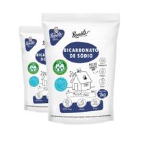 Kit 2 Tio bonato bicarbonato de sódio 100% Puro multiuso 1kg