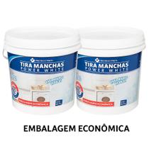 Kit 2 tira manchas sem cloro members mark power white 2,5kg roupas brancas cuidado e limpeza