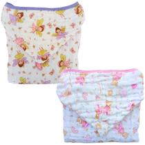 Kit 2 Toalha de Banho 100% Algodão Menina M