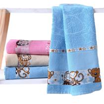 Kit 2 Toalha De Banho Bebe Infantil Menina Menino 100% Algodão Masculino Grande Personagem Praia Carinho Ponto Cruz Para Bordar