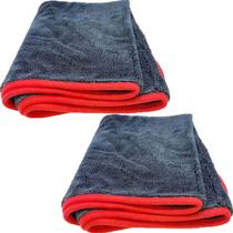 Kit 2 Toalha Microfibra Secagem Automotiva Pano Js 60x90 600gsm Kit 2 Toalha Microfibra Secagem Automotiva Pano Js 60x90 600gsm
