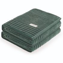 Kit 2 Toalha Rosto Trussardi Imperiale Verde Boschi