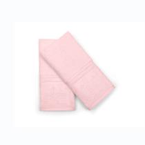 Kit 2 Toalha Social Lavabo Algodão Egípcio Cristal Luisa Buettner