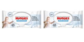 Kit 2 Toalha Umedecida Huggies Recém Nascido 48 Un - Huggies