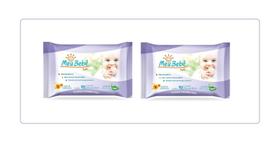 Kit 2 Toalha Umedecida Meu Bebê Soft 50 Toalhas - Hygieline - Higieline