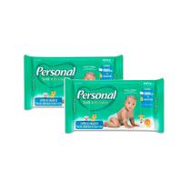 Kit 2 Toalha Umedecida Personal Soft & Protect com 100 Unidades