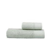 Kit 2 Toalhas Atlântica Savana Banhão 150x80cm e Rosto Algodão Off White Premium Macia
