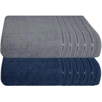 Kit 2 Toalhas Banhão 100% Algodão 90X150 cm Teka Comfort