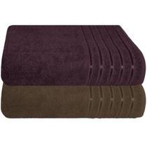 Kit 2 Toalhas Banhão 100% Algodão 90X150 cm Teka Comfort