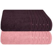 Kit 2 Toalhas Banhão 100% Algodão 90X150 cm Teka Comfort