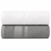 Kit 2 Toalhas Banhão Gigante Master 90x160cm 100 Algodão Gramatura 550g Kit 2 Toalhas Banhão Gigante Master 90x160cm 100 Algodão Gramatura 550g