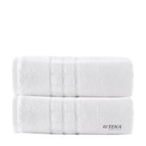 Kit 2 Toalhas Banhão Hotel Profiline Branca 150x75cm Teka 500g/m²
