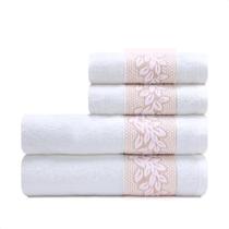 Kit 2 Toalhas Banho 2 Toalhas Rosto Karsten Provence
