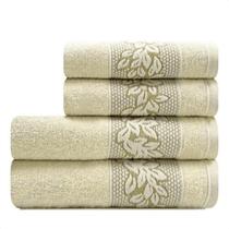 Kit 2 Toalhas Banho 2 Toalhas Rosto Karsten Provence