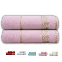 Kit 2 Toalhas Banho Grande Grossas Macia Premium Etamine