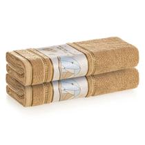 Kit 2 Toalhas Banho Infantil Karsten Aventura Castanho Bege
