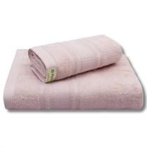 Kit 2 Toalhas Banho Rosto Grande Macia Mêmphis Fio Egípcio