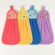 KIT 2 Toalhas Bate Mão Colorida com Estampa Frutas Pendurar Cozinha Banheiro Decorativa Macia KIT 2 Toalhas Bate Mão Colorida com Estampa Frutas Pendurar Cozinha Banheiro Decorativa Macia