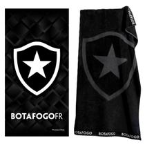 Kit 2 Toalhas Botafogo Banho Praia e Piscina Oficial Clubes do Brasil Licenciado Buettner